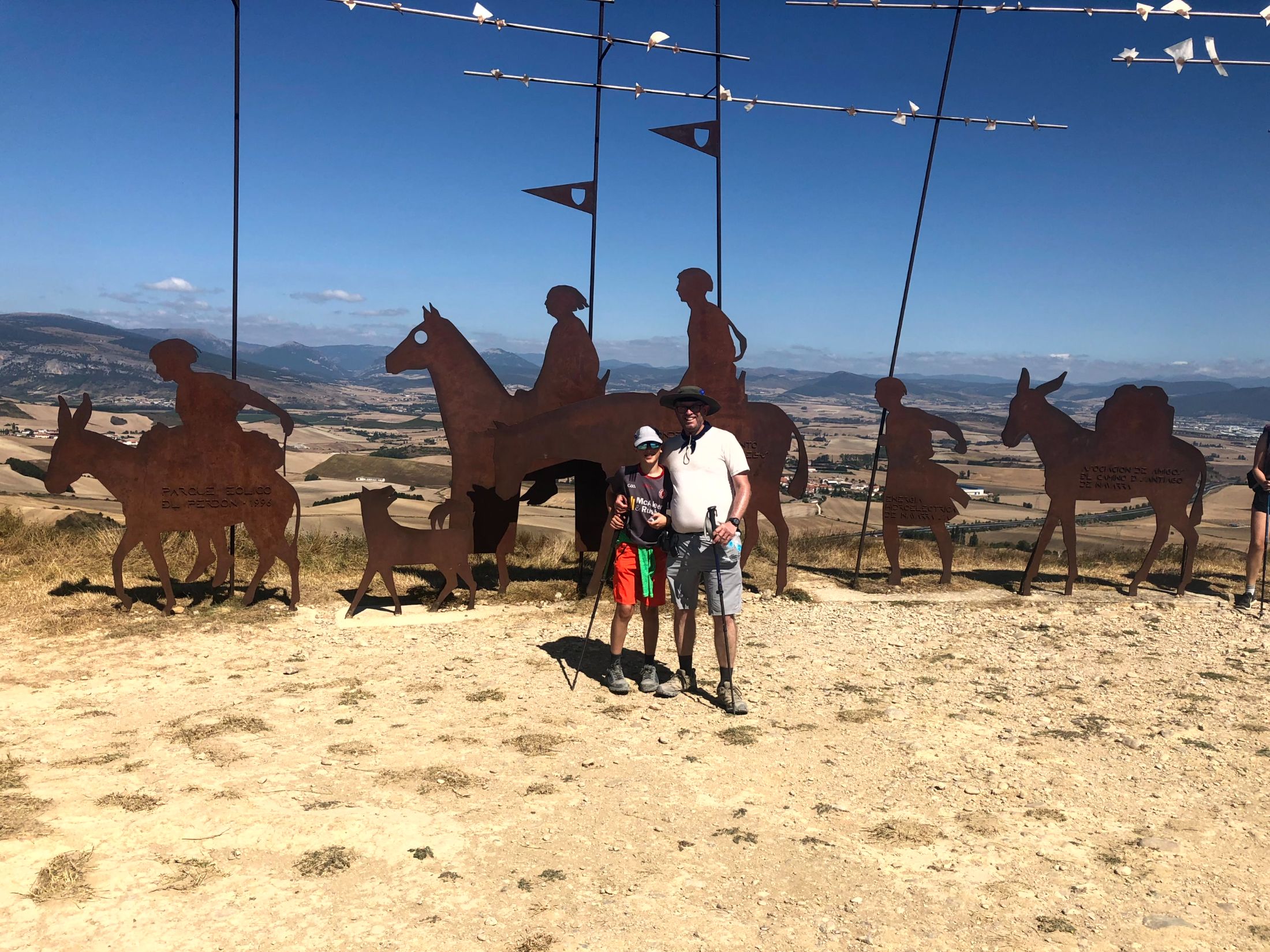 Martin & Conor at Alto del Perdón